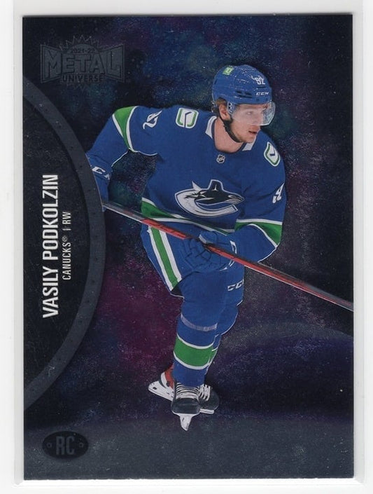 Vasily Podkolzin 2021-22 Skybox Metal Universe Rookie Card #174