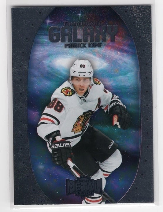 Patrick Kane 2021-22 Skybox Metal Universe Championship Galaxy #CG-10