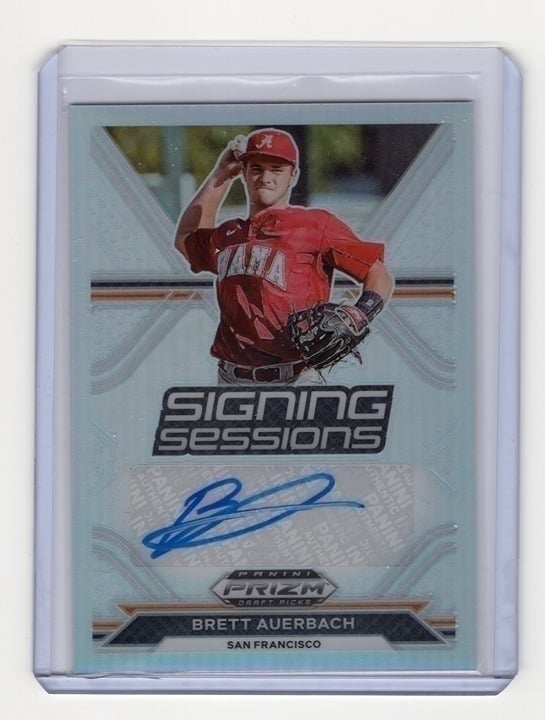 Brett Auerbach Panini Prizm Signing Sessions Auto #SS-BA